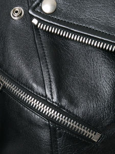 Veste en cuir d'hiver pour femmes, nouvelle mode, tailles adultes, tissu satiné respirant, doublure en lin tanné, imperméable, écologique - Product Image 4