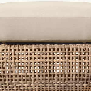 Hot sale <b>stool</b> <b>ottoman</b> with rattan accents with distinctive modern style good indoor use and durable - Product Image 4