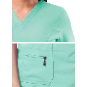 Uniformes de gommage médicaux femmes gommage infirmière uniforme haut pour hôpital OEM Service gommage infirmière - Product Image 4