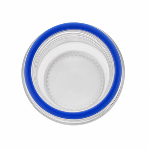 Bouteille en verre de laboratoire transparente pour réactifs chimiques 100ml 250ml 500ml 1000ml 2000ml 3000ml 5000ml 10000ml avec bouchons bleus - Product Image 4
