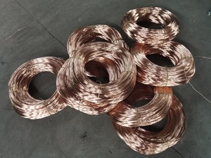 เศษลวดทองแดงเกรดอุตสาหกรรม บรรจุเป็นมัด สำหรับรีไซเคิล วางบนพาเลท - Product Image 1