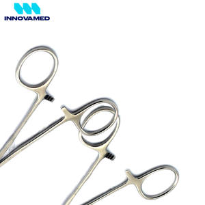 Pinzas Quirúrgicas de Acero Inoxidable con Certificación CE, Servicio OEM, Fabricadas en Pakistán, Impresión de Logotipo Personalizado, INNOVAMED, Hemostáticas Rectas - Product Image 6