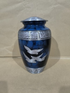 Adult Metal Cremation Urn for Human Ashes | Durable Funeral Memorial Urn | OEM Wholesale Supplier - Product Image 2