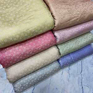 Tela Jacquard de brocado artístico con tejido Premium para diseñadores de alta costura y decoración del hogar colores personalizados disponibles - Product Image 1