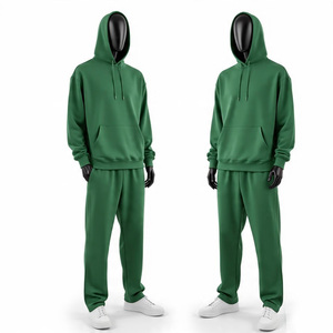 2025 Design Custom Brand Logo Tracksuit <b>Sets</b> 2 Piece Luxury Wear 100% Cotton Fleece Heavyweight Hoodies & Sweatsuits - Product Image 3