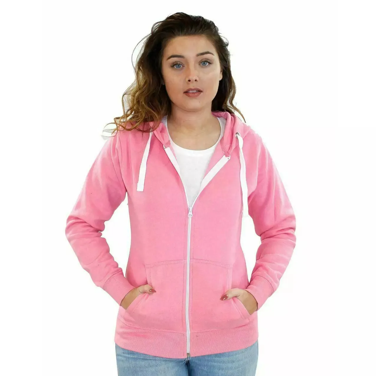 Dames Capuchon Tops Kleur Blok Gebreide Rits Sweatshirts Vrouwen Hoodies Dames Capuchon Getailleerde Multi Pocket Hoodies Custom