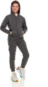 เสื้อมีฮู้ดโอเวอร์ไซส์ผ้าฝ้าย100% สีพื้น - Product Image 4