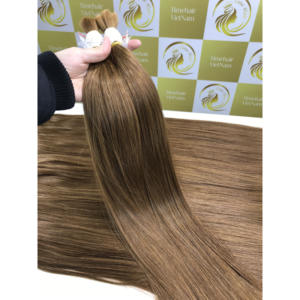 Cheveux humains vierges de qualité supérieure blancs de luxe vietnamiens pour les extensions bonestraight 60c usine de matières premières blondes - Product Image 2