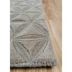 พรมขนสัตว์ทำมือขนาดใหญ่ รุ่น Phwl-225 สีเบจและสีน้ำตาล ลายเรขาคณิต สำหรับบ้าน ห้องนอน ทางเดิน ขนาด 9x12 ฟุต รูปทรงสี่เหลี่ยมผืนผ้า - Product Image 4