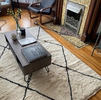 Meilleure vente, tapis de zone marocain, laine de styliste, tapis shaggy, décoration de la maison, tapis direct au prix d'usine