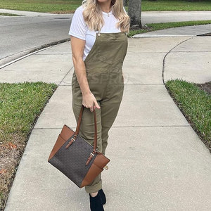 Mono informal de cintura alta para mujer, precio al por mayor, personalizado, nuevo diseño, transpirable, ligero, de talla grande - Product Image 6