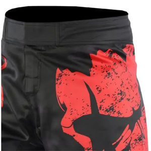 Short MMA respirant avec fentes latérales et ceinture solide offrant confort force et contrôle pendant la performance pour les hommes - Product Image 4
