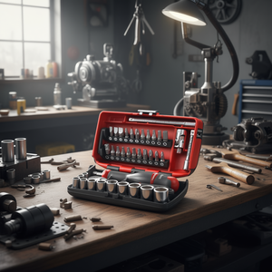 Jeu de douilles métriques Facom 6 points 1/4'' - Product Image 3