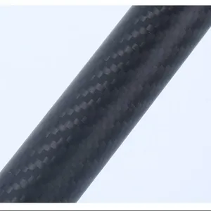 Hot Sale Customized 3k carbon fiber slide tube Twill Plain carbon fiber tube