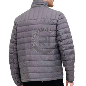 Veste matelassée d'hiver élégante et originale pour homme, fermeture éclair à capuche, taille plus, veste brillante - Product Image 4