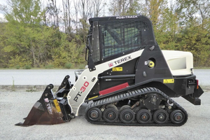 Chargeuse compacte sur chenilles Terex PT30 d'occasion, 34 CV, avec chenilles en caoutchouc, équipement de construction à vendre - Product Image 3