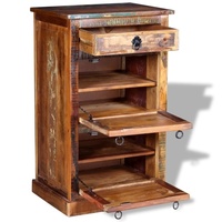 Chic Shabby Reclaimed Wood Nachttisch Vielseitige Wohn möbel für Apartment Hospital School Entry Office Shabby Chic Finish