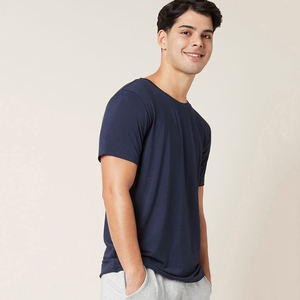 Camisetas deportivas absorbentes de sudor de manga corta para hombre de calidad superior, ropa de gimnasio más vendida, Camiseta de cuello redondo para hombre - Product Image 2