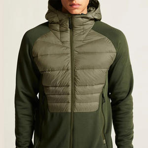 Chaqueta Acolchada de Invierno con Contraste de Color Personalizado, Chaqueta Casual de Pongee, Chaqueta Softshell para Hombre - Product Image 5