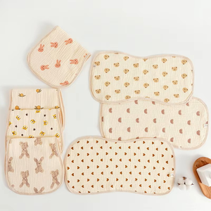 OEM Nouveau-né 100% coton mousseline bavoirs pour bébé en coton biologique bavoirs d'alimentation bavoirs pour bébé - Product Image 3