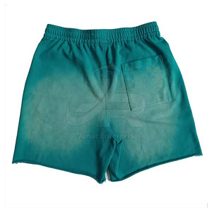 Shorts de Mezclilla con Lavado Ácido, Cintura Elástica con Cordón, Venta al Por Mayor, Shorts de Mezclilla con Lavado Ácido Personalizados de Talla Grande para Uso Casual - Product Image 2