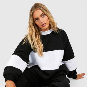 Sudadera con capucha y sudadera tejida de peso pesado para mujer personalizable con logotipo frontal para el invierno Oferta al por mayor de los mejores fabricantes - Product Image 4