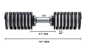 Drop-proof Có Thể Điều Chỉnh Đúc Sắt Quả Tạ Đặt Cho Nhà Phòng Tập Thể Dục Sức Mạnh Thiết Bị Đào Tạo Tập Thể Dục Các Bài Tập - Product Image 3