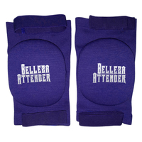 Équipement de sécurité pour skateboard Belleza Attender, en polyester et coton, léger, respirant, avec fermeture à boucle fine, protège-coudes et genouillères.