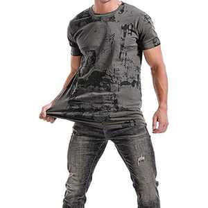 Camiseta para hombre más vendida de alta calidad 260 gramos tela patrón sólido Color personalizado para adultos por vestido deportivo - Product Image 2