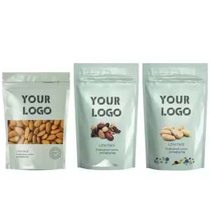 Venta al por mayor de papel de aluminio de plástico PET rojo sellado a prueba de humedad de pie con cierre de cremallera de embalaje bolsas de café con logotipo impreso - Product Image 2