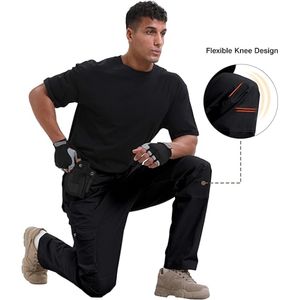Pantalones Cargo Tácticos Personalizados de Cintura Alta, Rectos, con Múltiples Bolsillos, Transpirables, Ligeros, con Cierre de Cordón, Impermeables para Hombre - Product Image 5