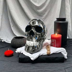 Adornos de Resina de Huesos de Cabeza para Halloween, Temática Oscura del Día de Muertos, Artísticos, Aerógrafados, para Exhibición en el Hogar, Bar, Ambiente de Casa Embrujada - Product Image 3