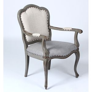 À vendre, meuble de chaise de salle à manger minimaliste en bois massif n ° 2310 avec un design de siège doux et un tissu doux. - Product Image 1