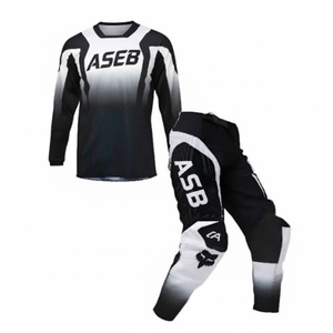 Kit de motocross personnalisé de haute qualité, ensemble de course de moto tout-terrain, design personnalisé, vente en gros d'équipements de motocross - Product Image 3