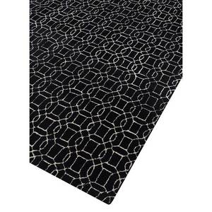 Contour Grey & Black Wool Hand Tufted Rugs Geometric Pattern Living Room <b>Carpet</b> <b>Fluffy</b> Hallway Rectangle for Teens-Tra-13047 - Product Image 2