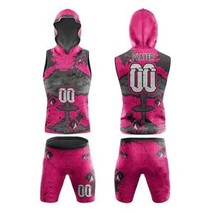 Fabricante OEM 7on7 camiseta de fútbol y pantalones cortos de diseño personalizado para equipos deportivos con impresión DTF - Product Image 6