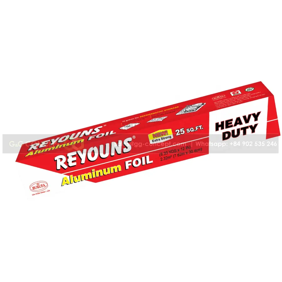 Reyouns Food Wrap Aluminium folie Größere Größe hält länger, schnell, sicher und angemessener Preis 30cm x 150m