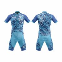 Combinaison de triathlon unisexe respirante personnalisée OEM, natation, cyclisme, course à pied, manches courtes confortables, trisuit haute performance pour le triathlon