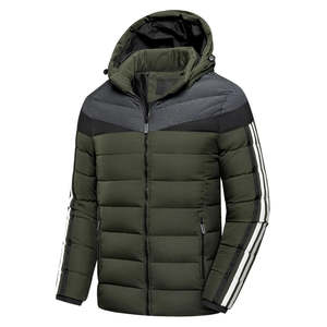 Fabricant de gros Vestes imprimées sur mesure Veste d'hiver épaisse et chaude surdimensionnée Veste d'hiver à col montant - Product Image 1