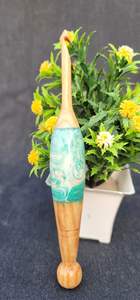 <b>Ergonomic</b> <b>Crochet</b> <b>Hooks</b> Easy Grip Wooden Resin Handle for Crocheting Best Gift Idea for Knitters - Product Image 2