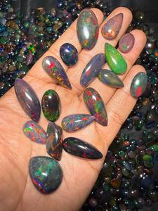 N.K.Gems - Cabujones de Ópalo Etíope Ahumado Natural - Gemas Sueltas de Alta Calidad en Formas Mixtas Multicolor para la Creación de Joyas - Product Image 5