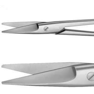 Mayo Harrington Ciseaux de pansement droits pour infirmières Ciseaux chirurgicaux émoussés pour enlever/habiller les points Obgyn 18cm - Product Image 2