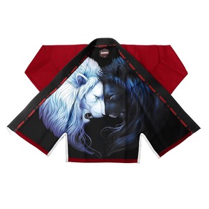 Kimono de costume de Jiu Jitsu brésilien brodé Gi BJJ avec ceinture uniforme d'arts martiaux en coton de qualité supérieure pour la formation à l'école de grappling - Product Image 2