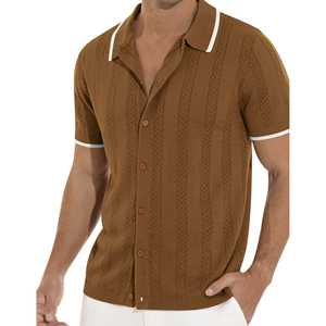 Camisas de Hombre para Oficina, Casuales, de Algodón, con Ajuste Cómodo y Material Transpirable - Product Image 4