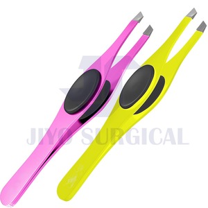 Juego de pinzas para cejas BeautyTrack Rosa profesional de alta calidad, superventas, pinzas para el cabello INCLINADO DE ACERO INOXIDABLE - Product Image 5