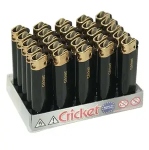 Multi colore portatile antivento cricket accendini/usa e getta grillo accendino per la vendita Cricket accendino logo personalizzato