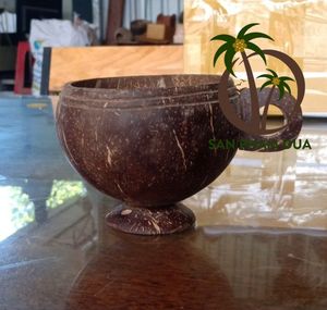 ถ้วยกะลามะพร้าวเป็นมิตรกับสิ่งแวดล้อมทำด้วยมือในเวียดนาม/คุณภาพสูงของแบรนด์ Coco-Eco กะลามะพร้าวธรรมชาติ - Product Image 5