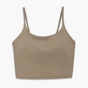 Soutien-gorge de sport de gymnastique léger sans couture à soutien élevé pour femmes respirant grande taille Logo personnalisé impression Logo avant réversible - Product Image 4