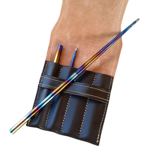 Nuevo juego de palillos de estilo chino, palillos de aleación de lujo, vajilla de Sushi, juego de palillos chinos - Product Image 4