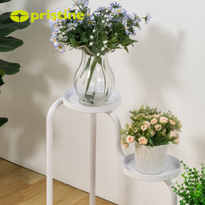 Stockage à domicile support de plante circulaire à plusieurs niveaux pour jardin Patio multi-fonction balcon Pot de fleur étagère support organisateur de stockage - Product Image 5